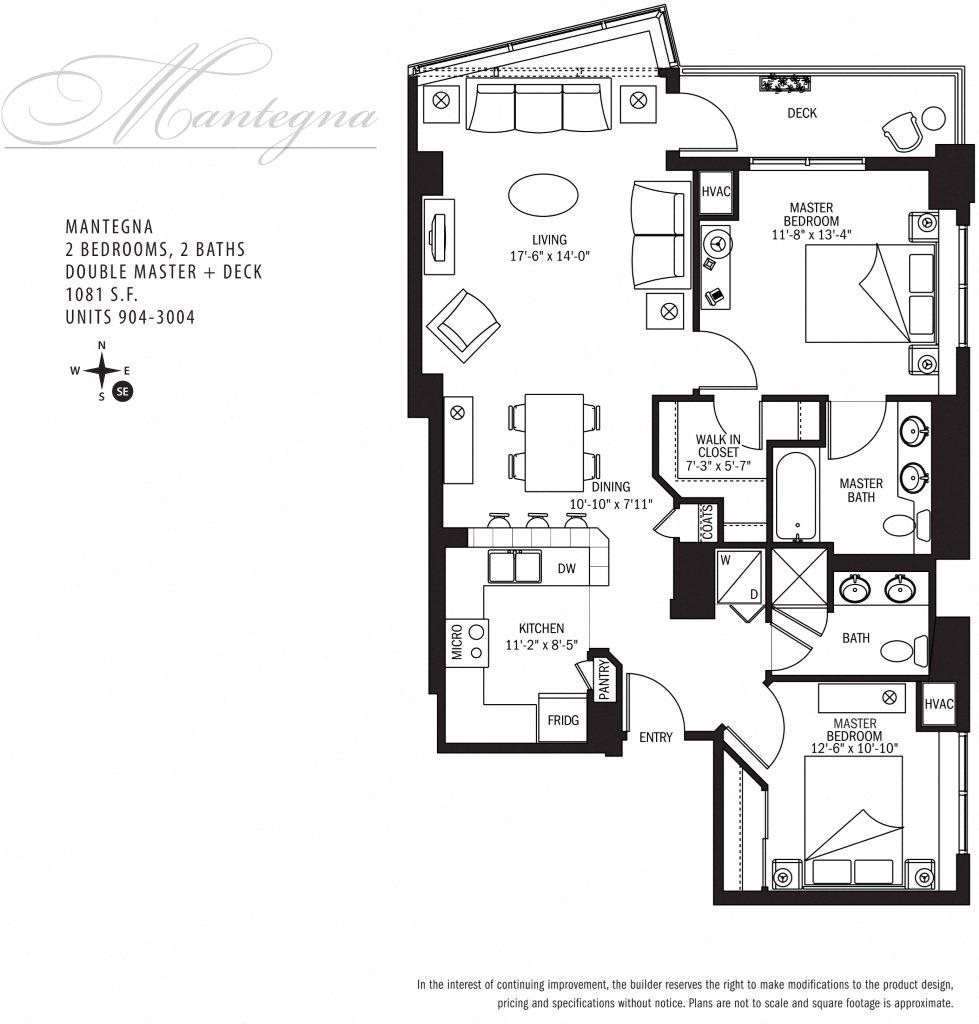 Met Tower Apartments Mantegna Floor Plans Met Tower Apartments Mantegna Floor Plans